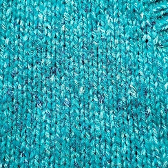 Coldwater Creek Blue Cardigan Sweater V-Neck Boucle Knit Size M - Picture 7 of 11